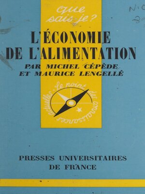 cover image of L'économie de l'alimentation